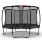 Preview: BERG ELITE 380 Trampolin Deluxe AIRFLOW grau