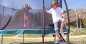 Preview: Berg Trampolin Leiter mit Plattform ab 330cm