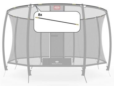 Berg Ersatzteil Fiberglasstangen-Set für Deluxe Sicherheitsnetz 330