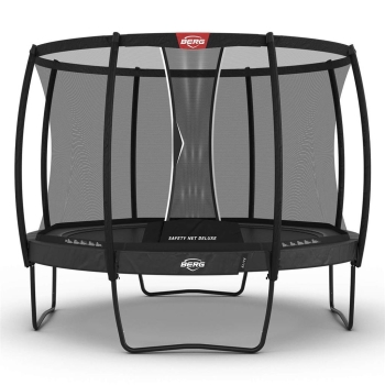 BERG ELITE 330 Trampolin Deluxe AIRFLOW grau