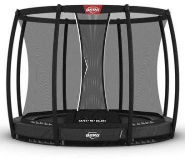 BERG Champion InGround 270 Grey + Safety Net Deluxe