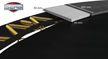 BERG FlatGround ELITE 430 AIRFLOW grau