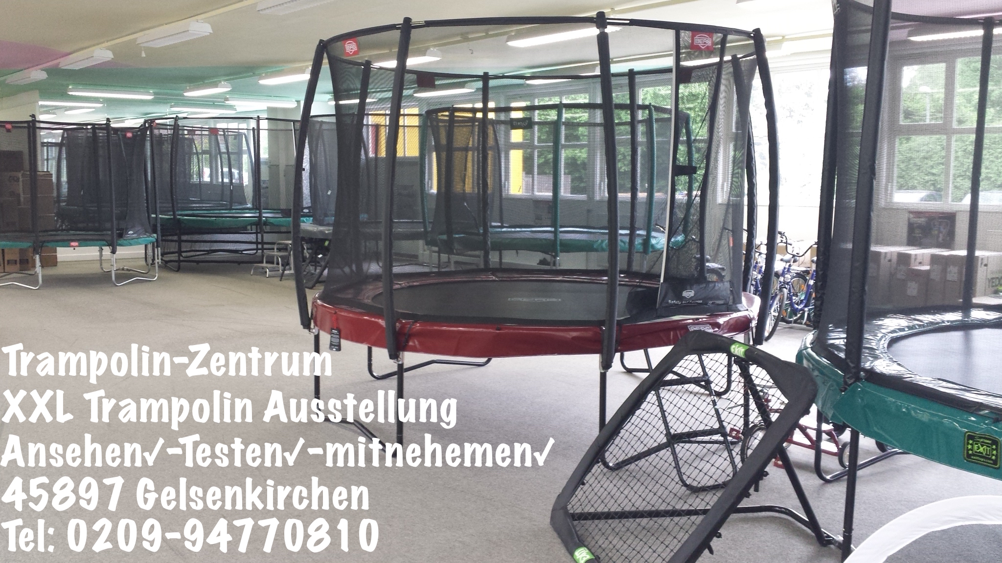 Trampolin Zentrum Berg Elite Inground 430
