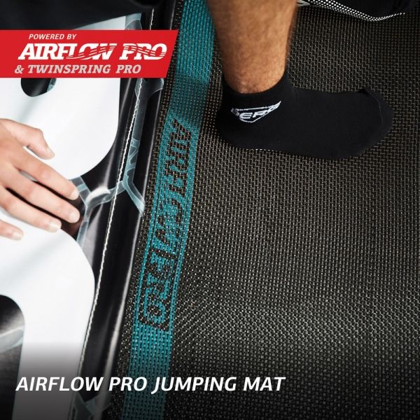 BERG Ultim Pro Bouncer FlatGround 500 + AeroWall 2x2 BLK&GRY BERG Ultim Pro Bouncer FlatGround 500 + AeroWall 2x2 BLK&GRY