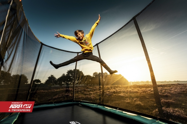 BERG Champion 430 Trampolin Deluxe grau