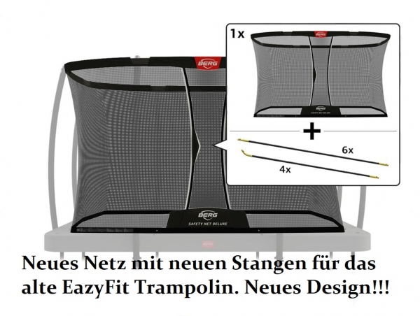 Ersatzteil für EAZYFit Deluxe Netz 330x220 + Fiberglasstangen für Bj. 2019 und älter