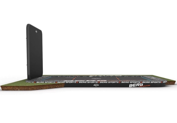 BERG Ultim Pro Bouncer FlatGround 500 + AeroWall 2x2 BLK&GRY BERG Ultim Pro Bouncer FlatGround 500 + AeroWall 2x2 BLK&GRY