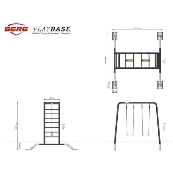 BERG Playbase Medium GREEN