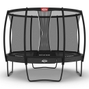 BERG ELITE 330 Trampolin Deluxe AIRFLOW grau